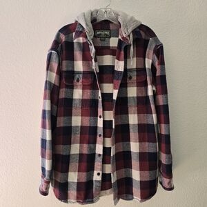 American Eagle Plaid Flannel Shacket